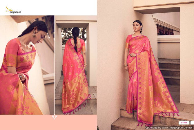 Meghdoot Fayra New Designer Fancy Exclusive Wear Silk Saree Collection